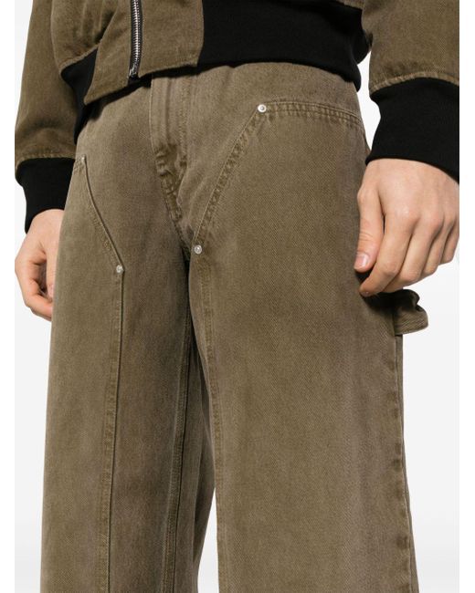 Givenchy Carpenter Wide-Leg-Jeans in Natural für Herren