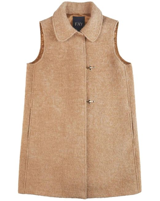 Gilet À Fermeture Brandebourg Fay en coloris Natural