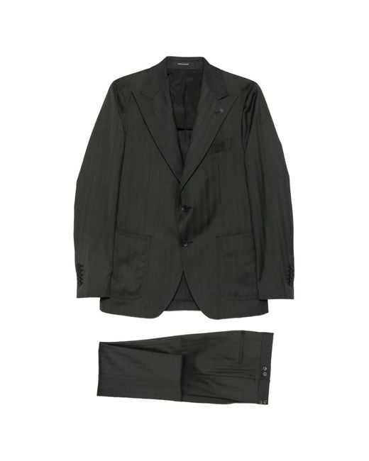 Tagliatore Pak Met Enkele Rij Knopen in het Black voor heren