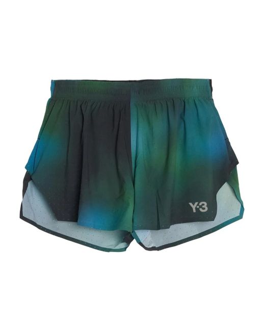 メンズ Y-3 M Run ショートパンツ Green