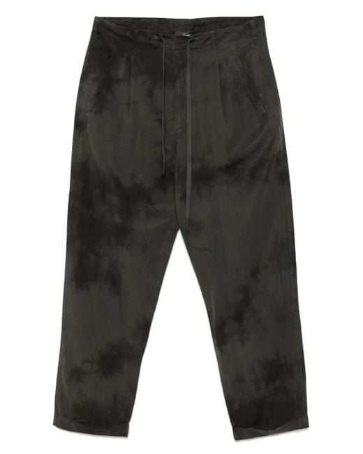 Andrea Ya'aqov Gray Drawstring Trousers for men