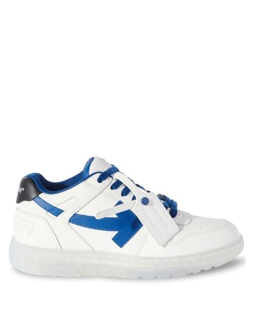 Off-White c/o Virgil Abloh Blue Out Of Office Panelled Sneakers for men