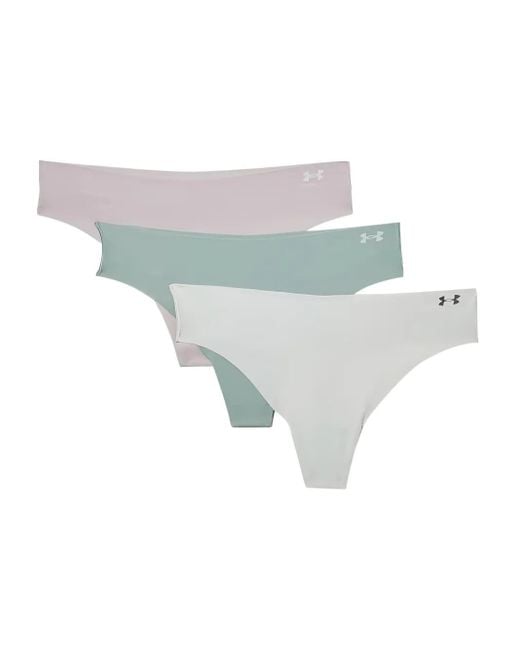 Under Armour Gray Logo Thongs (Pack Of Three)