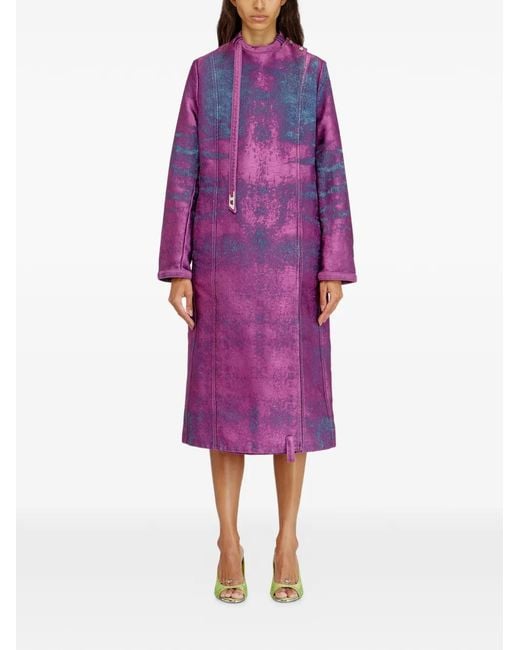 DIESEL Purple De-Delgar-Fsi Coat