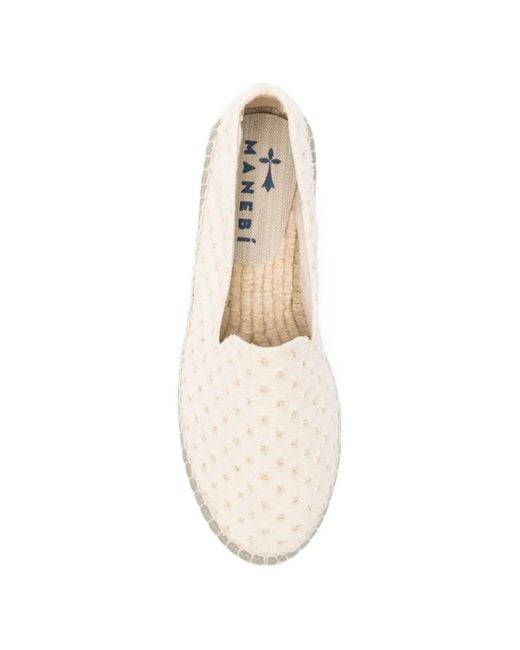 Manebí Natural Textured Espadrilles