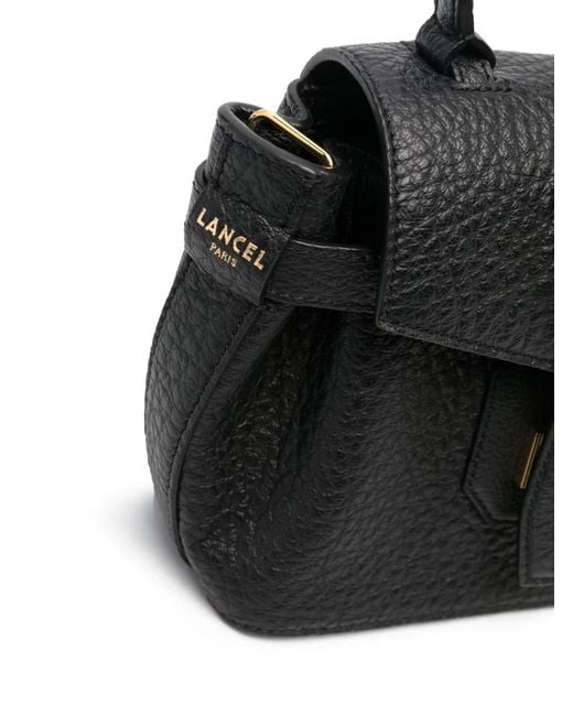 Lancel Black Small Charlie Leather Bag