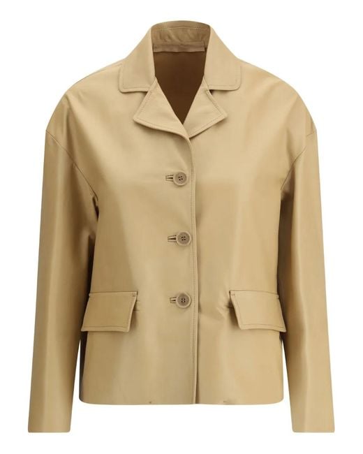 Salvatore Santoro Natural Leather Blazer