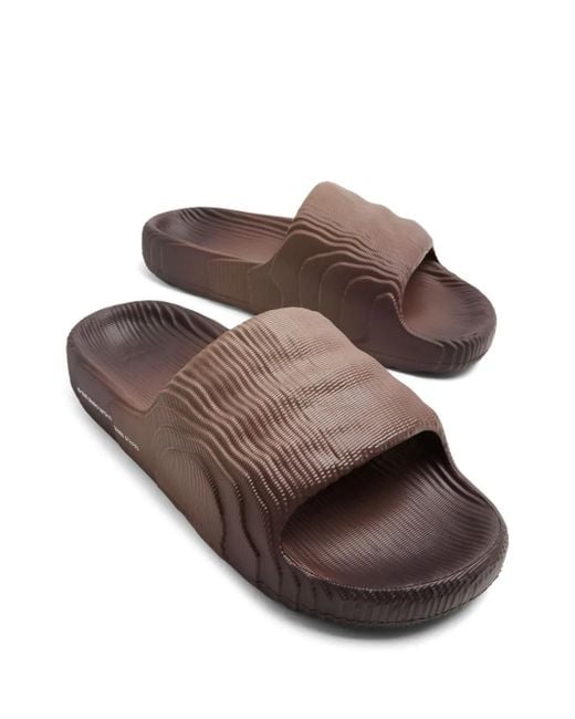 Adidas Brown Adilette 22 for men