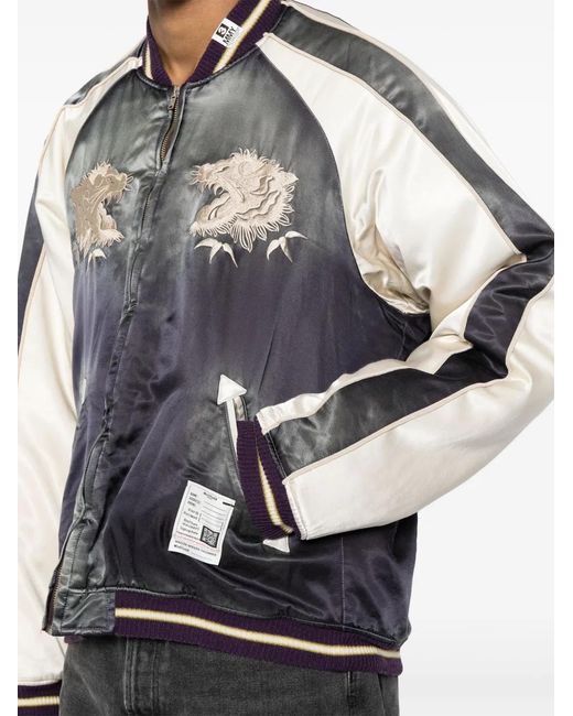 Maison Mihara Yasuhiro Blue Souvenir Jacket for men