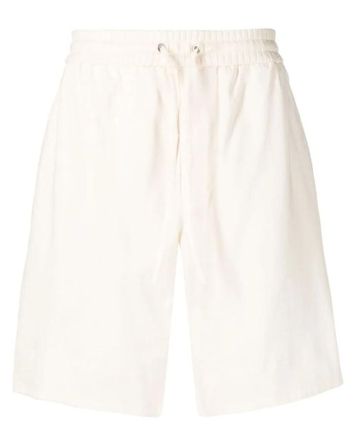3.1 Phillip Lim White Side-Stripe Sweatshorts for men