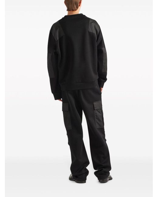 Prada Sweatshirt mit Logo in Black für Herren