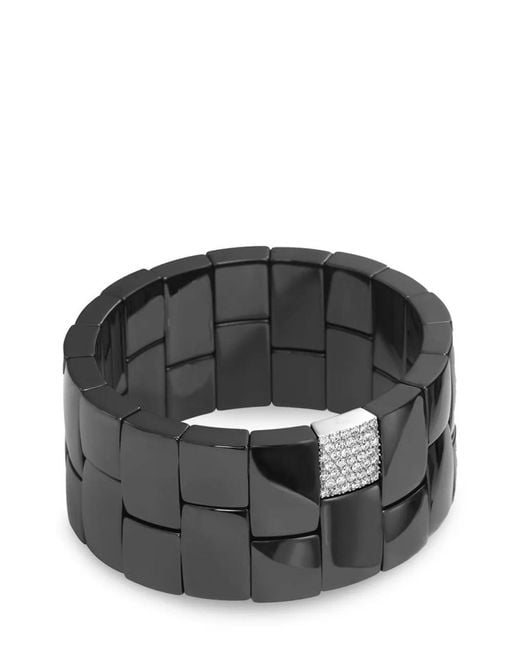 ’ROBERTO DEMEGLIO Black 18Kt Domino Diamond Bracelet