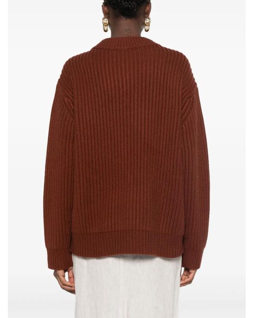 Sofie D'Hoore Brown Gerippter Pullover