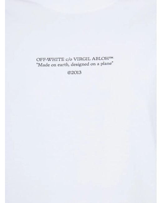 Off-White c/o Virgil Abloh White T-Shirt aus Baumwolle