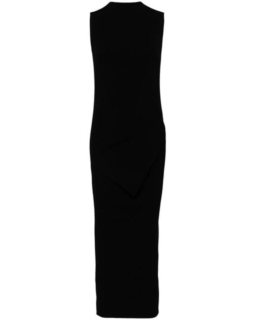 Rick Owens Black Sl Babel Maxi Dress