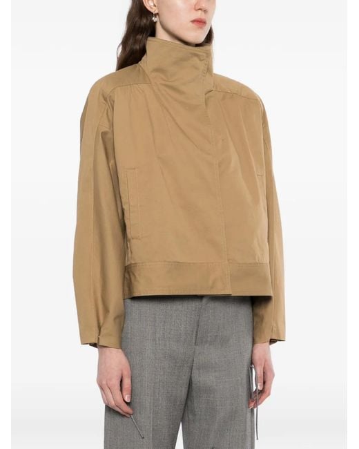 JNBY Natural Stand-Collar Twill Jacket