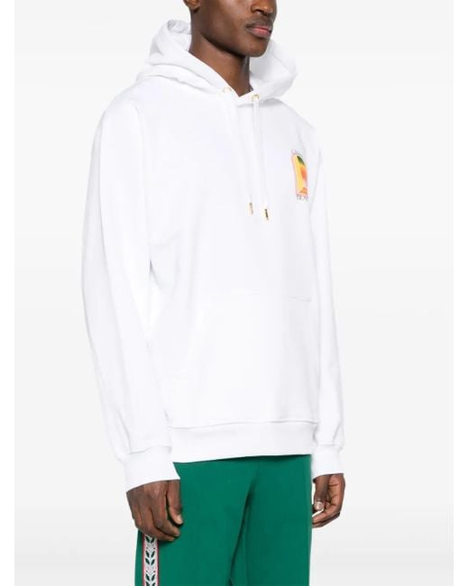 Sudadera Gradient L'Arche Con Capucha Casablanca de hombre de color White