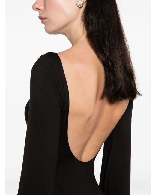 Axel 113 Black Bell Flared Mini Dress