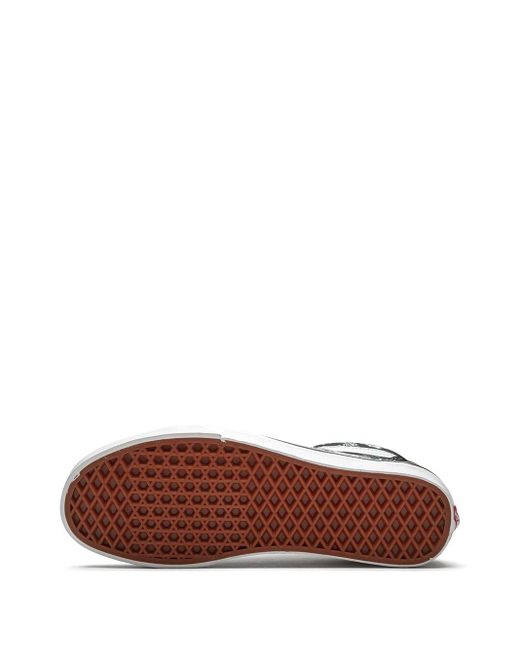 Vans Leer Old Skool Low-top Sneakers in het Zwart voor heren - Lyst