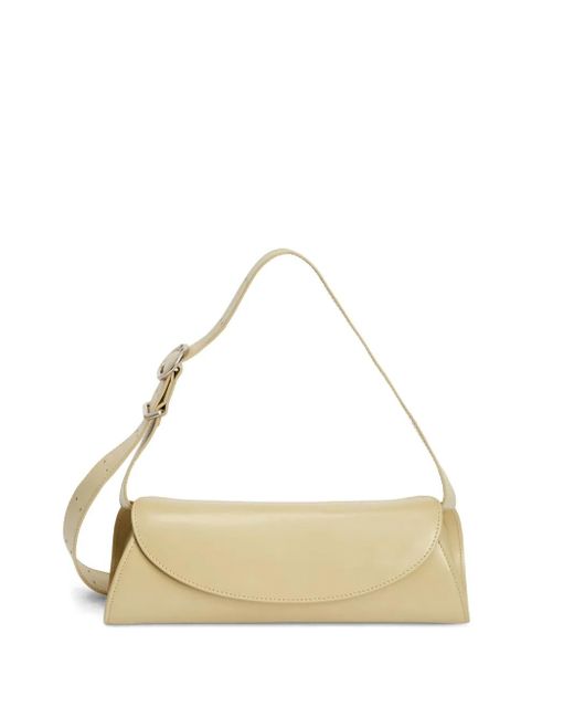 Jil Sander Natural Small Cannolo Iconic Line Shoulder Bag