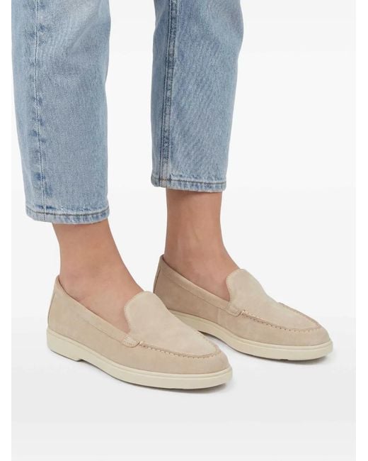 Santoni Natural Flat Shoes