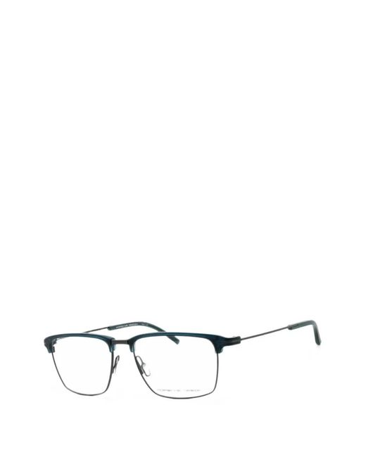 Porsche Design White Rectangle-Frame Glasses for men