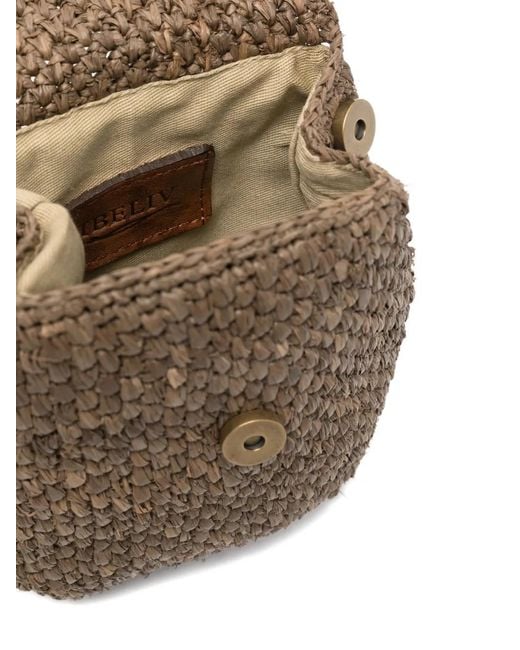 IBELIV White Zaz Woven Cross Body Bag