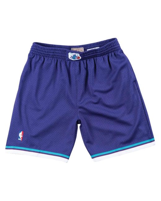 Mitchell & Ness Blue Charlotte Hornets 1994/95 Authentic Alternate Shorts for men