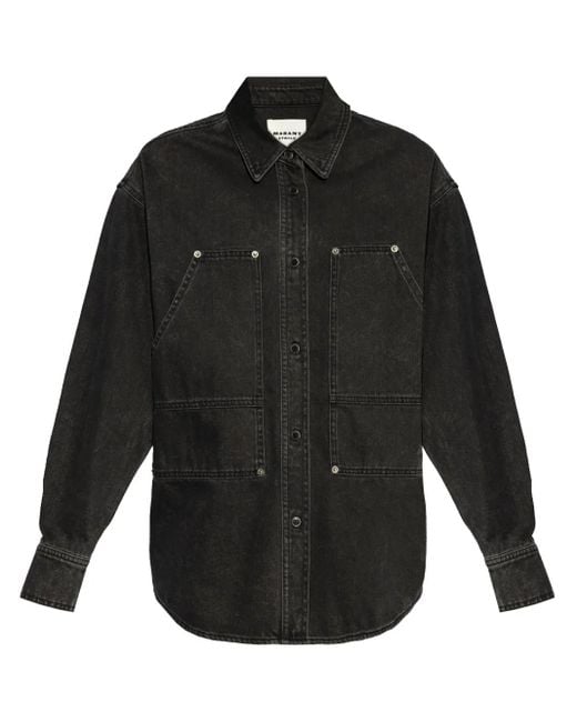 Isabel Marant Okely デニムジャケット Black