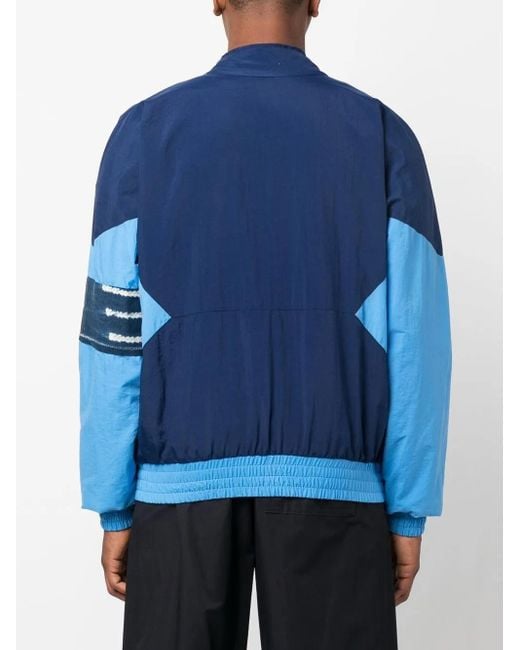 United Rivers Blue Patchwork Zipped Jacket for men