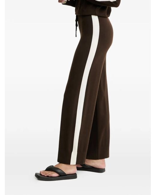 From Future Black Side-Stripe Track Pants
