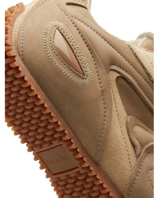 Axel Arigato Brown Slow Runner Cutout Sneakers