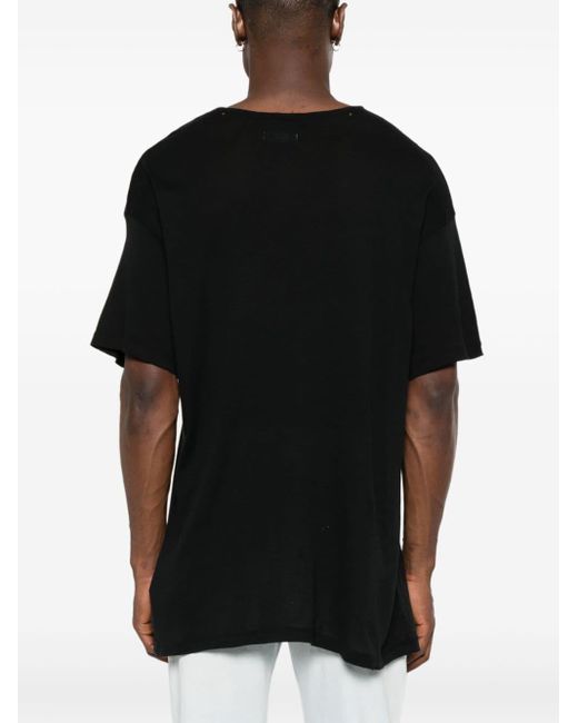 T-shirt en coton à slogan imprimé ERL pour homme en coloris Black