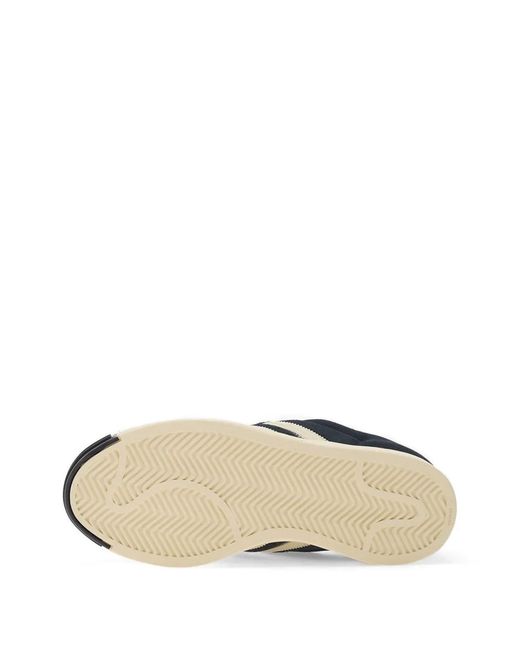 Adidas Blue Superstar Three-Stripes Sneakers