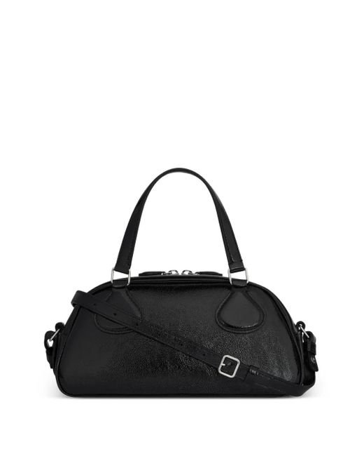 Courreges Black Friday Leather Top-Handle Bag