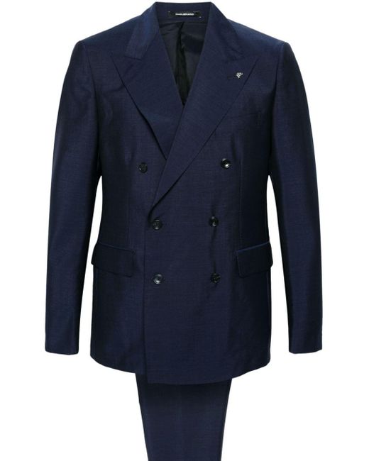 Tagliatore Einreihiger Anzug mit Anstecknadel in Blue für Herren