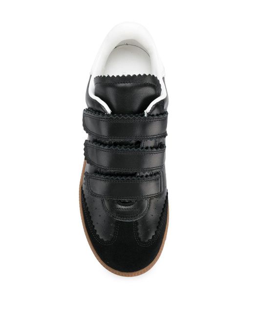 Baskets Beth Cuir Isabel Marant en coloris Noir - Lyst