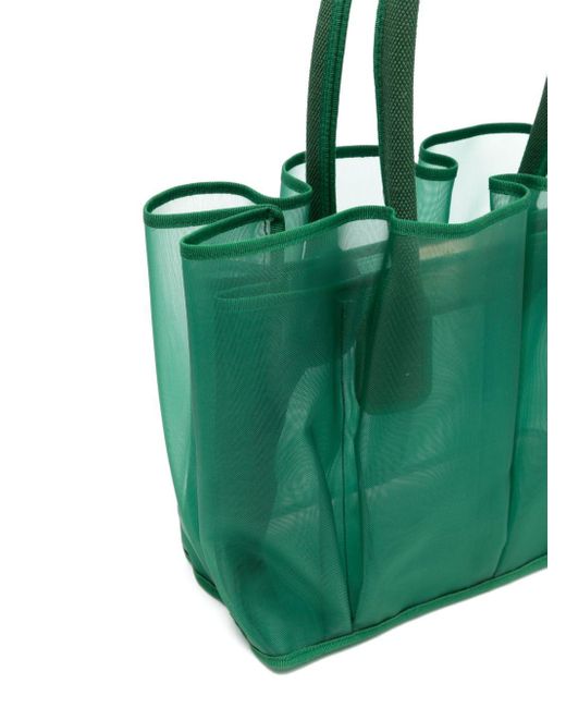La Milanesa Green Medium Manhattan Tote Bag
