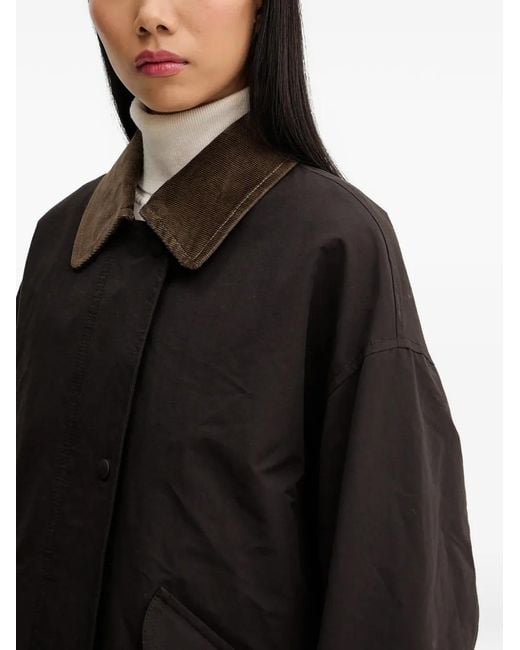 Marc O' Polo Black Corduroy-Collar Jacket