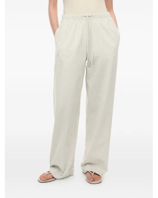 12 STOREEZ White Breakfast Club Track Pants