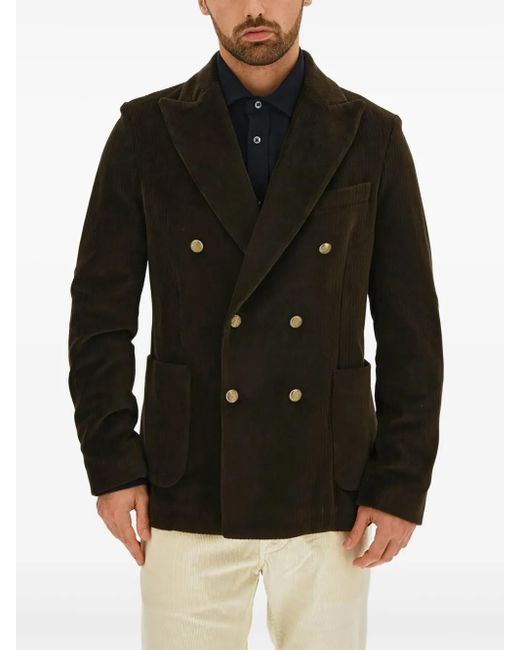 Blazer En Velours Côtelé Circolo 1901 pour homme en coloris Black