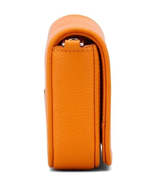 Marc Jacobs Orange The Mini Leather Tote Bag