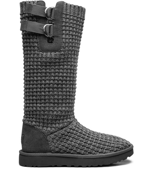 Ugg Black Classic Solene Tall "Charcoal" Boots