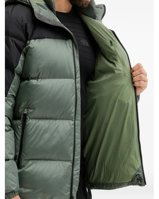 The North Face Gray Hooded Padded Jacket for men