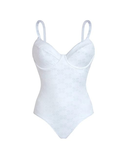 Vilebrequin Blue Turtle Monogram Underwire Swimsuit