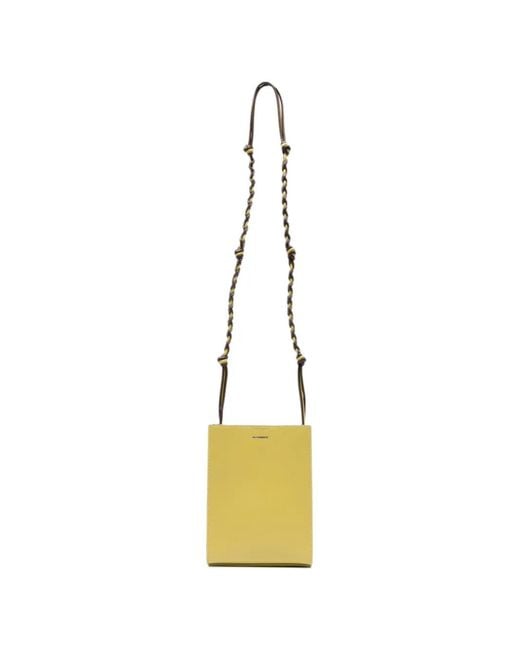 Jil Sander Metallic Tangle Braided-Strap Cross-Body