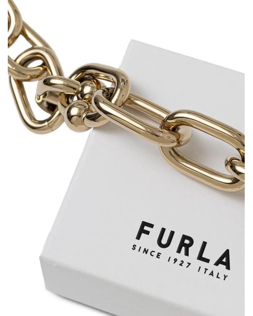 Furla Metallic Chain-Link Necklace