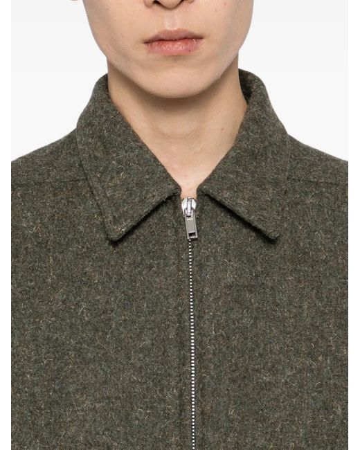 Rick Owens Green Wool Jacket for men