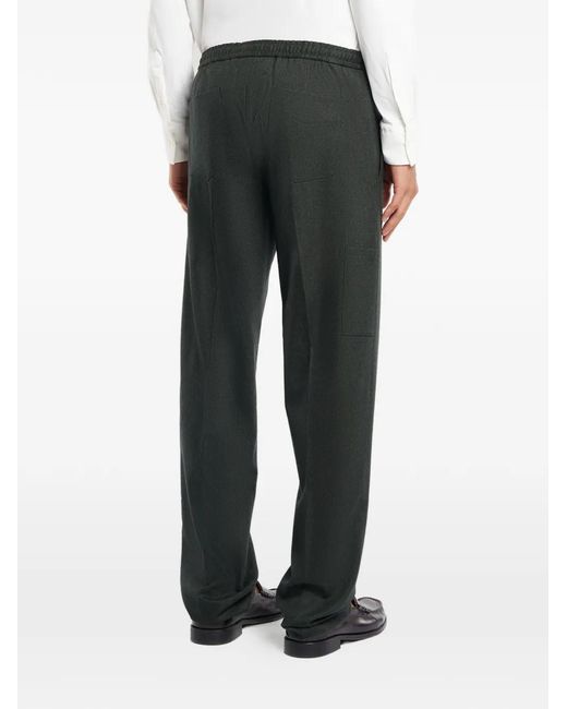 PT Torino Black Drawstring Trousers for men