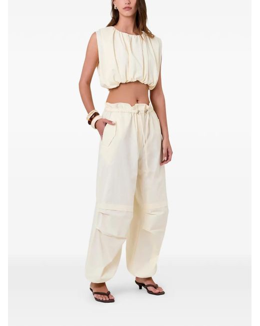 Nicholas White Aila Sleeveless Crop Top